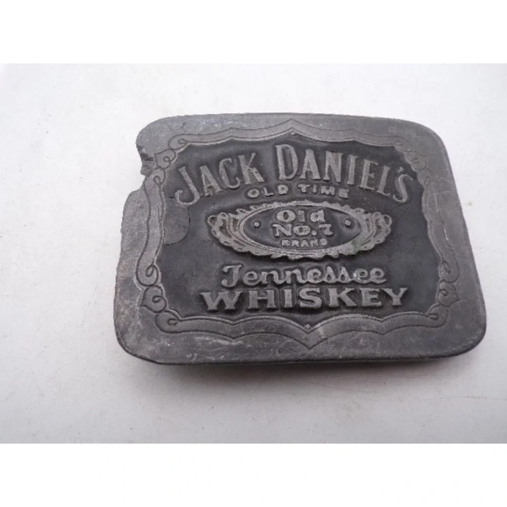 Vintage 1992 Jack Daniels Tennessee Whiskey Belt Buckle Bergamot K-190 USA Made